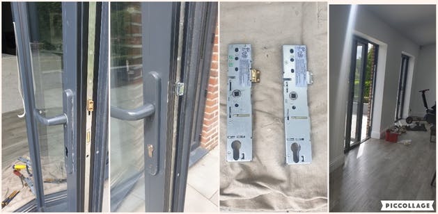 Faulty MPL gearboxes on Bi-Fold doors replaced.